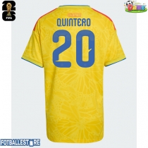 Colombia Juan Fernando Quintero #20 Hjemmedrakt Dame VM 2026 Kortermet